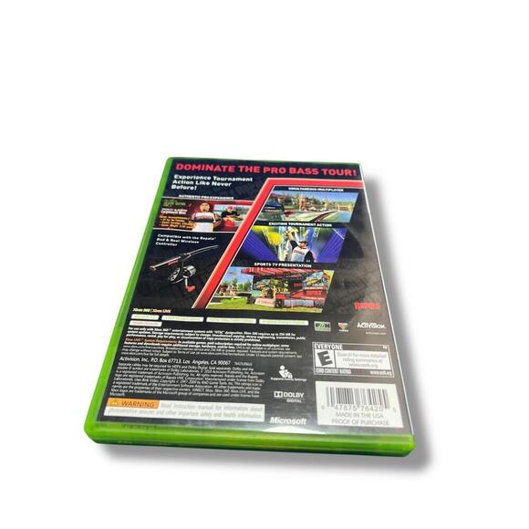 Rapala Pro Bass Fishing (Microsoft Xbox 360, 2010) Complete with Manual - Tested - Picture 3 of 6